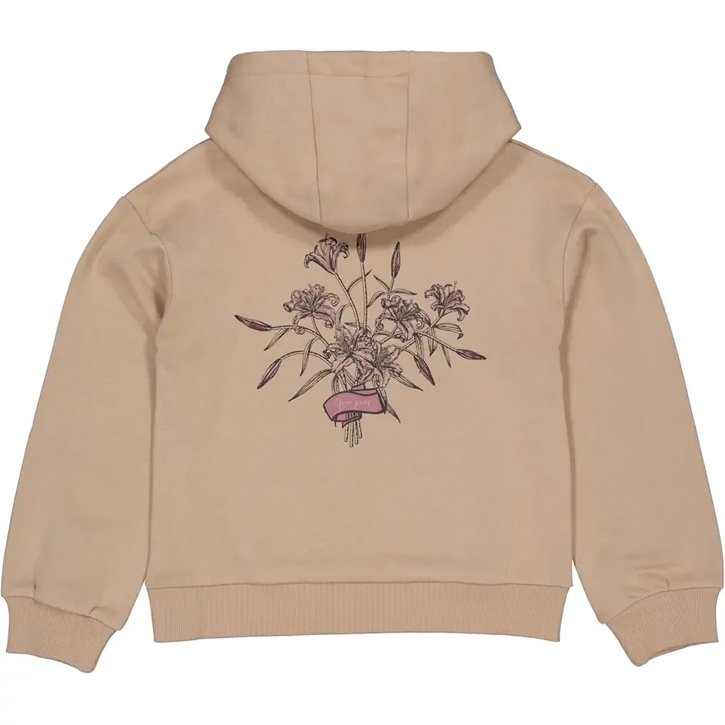 Trui hoodie Valesca (sand)