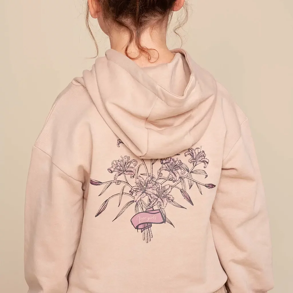 Trui hoodie Valesca (sand)