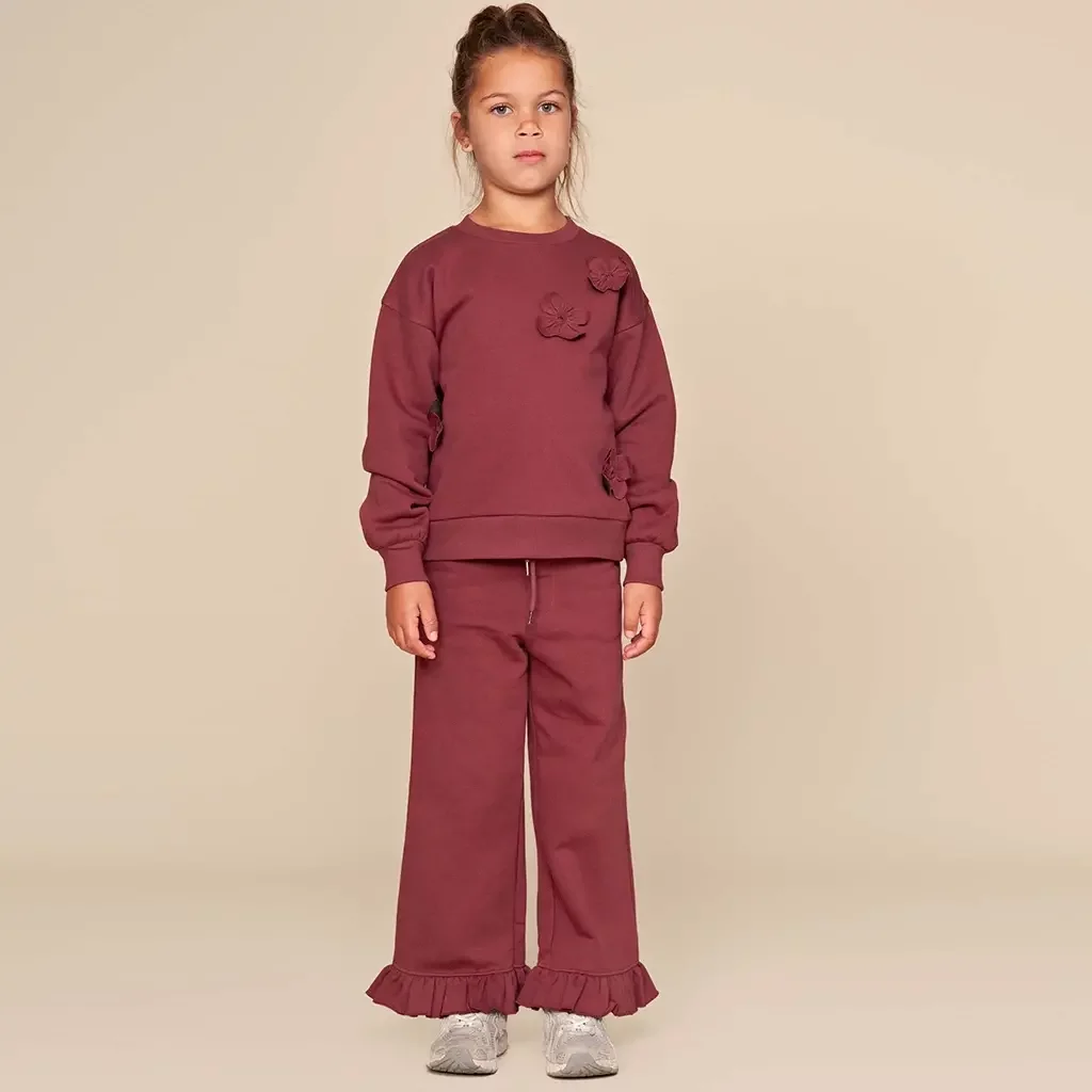 Broek Vignetta (dark red)