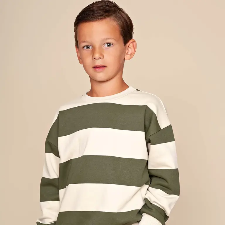 Trui Valentijn (aop green stripe)