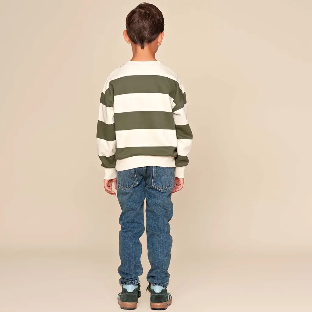 Trui Valentijn (aop green stripe)