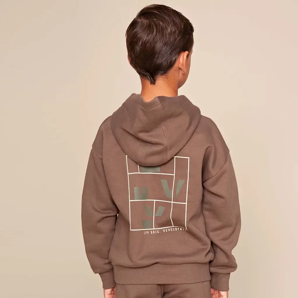 Trui hoodie Verano (brown)