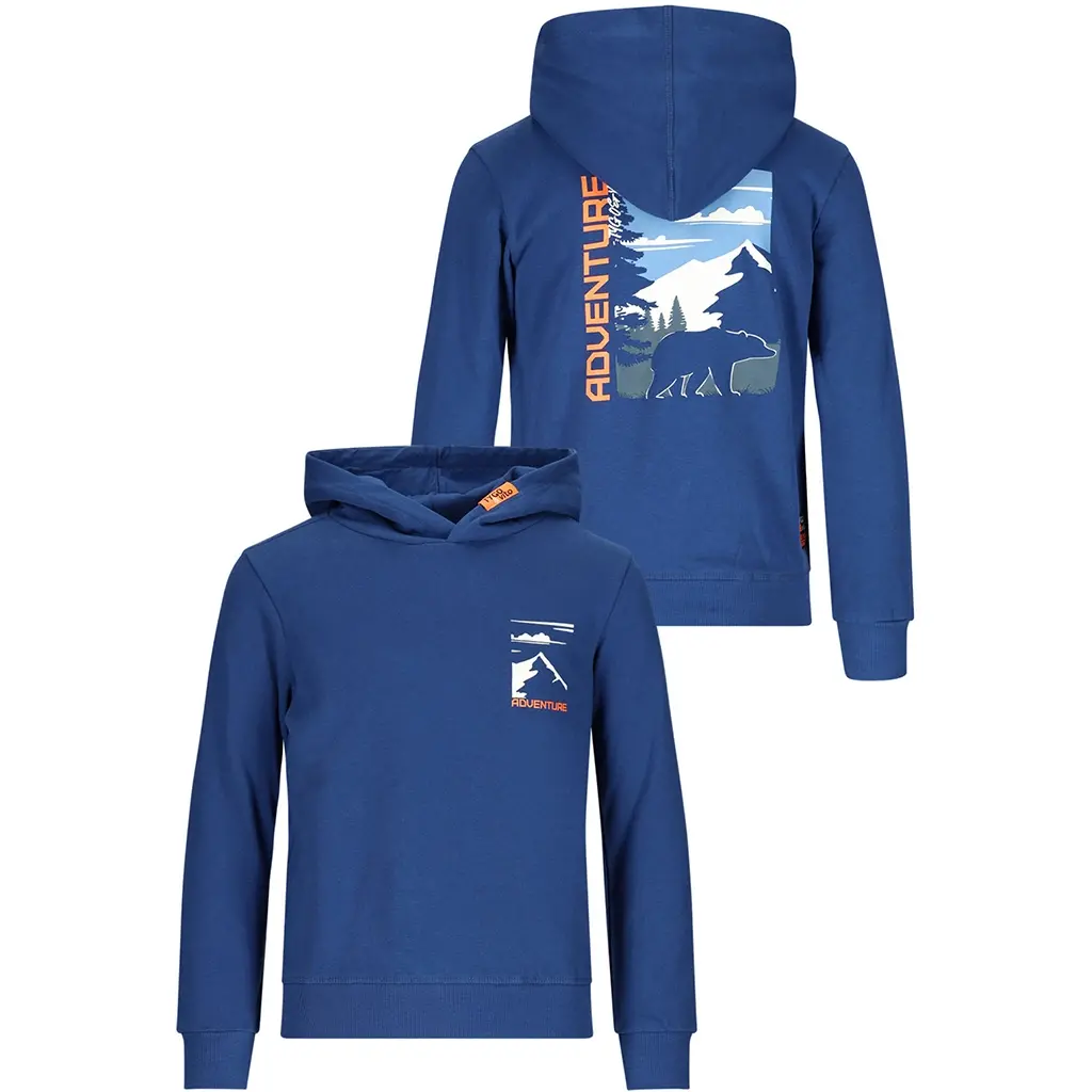 Trui hoodie Huxley (estate blue)