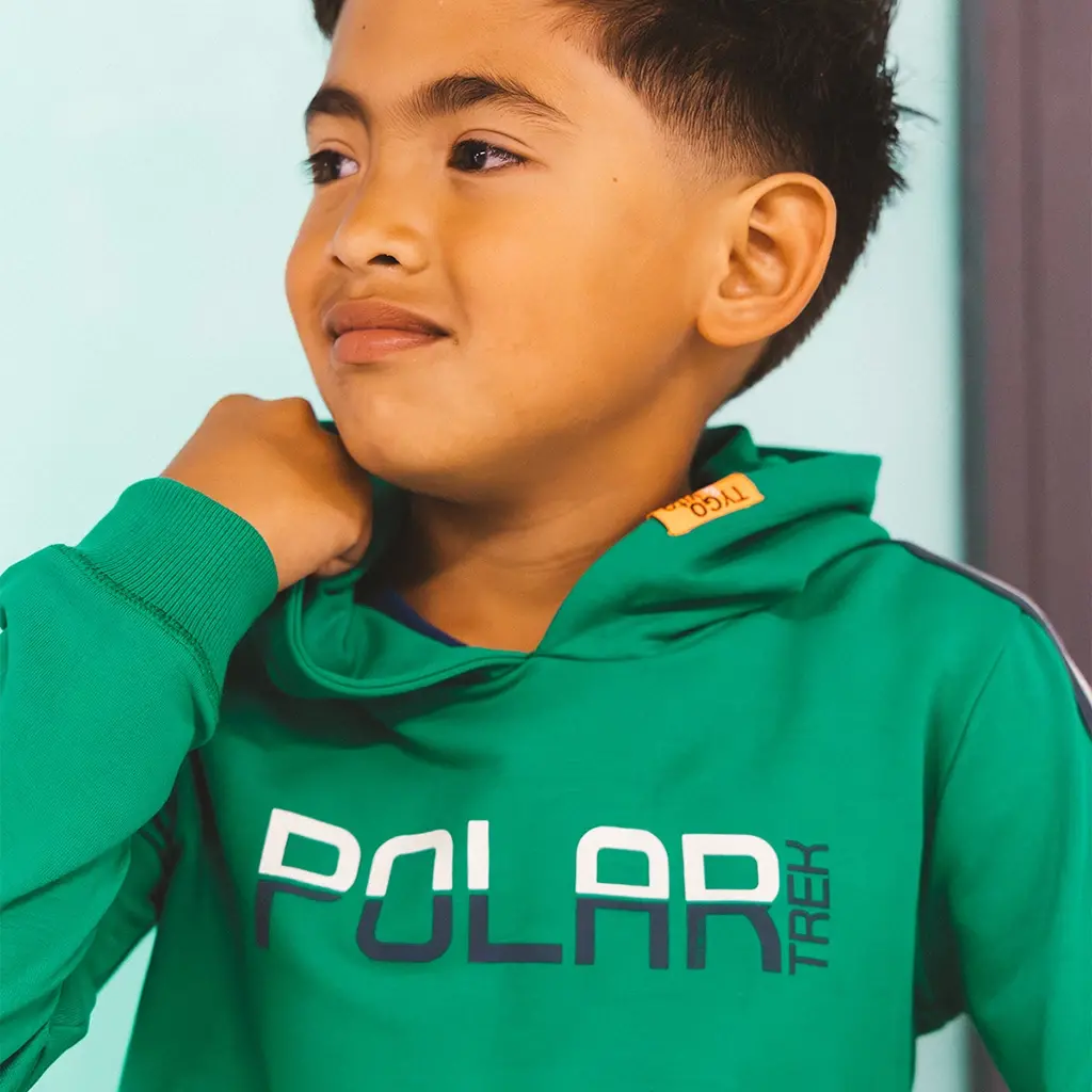 Trui hoodie Hero (pepper green)