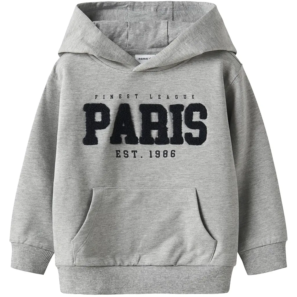 Trui hoodie Rivan (grey melange)