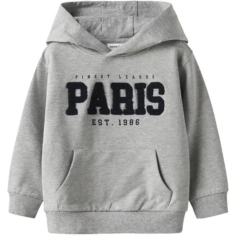 Trui hoodie Rivan (grey melange)