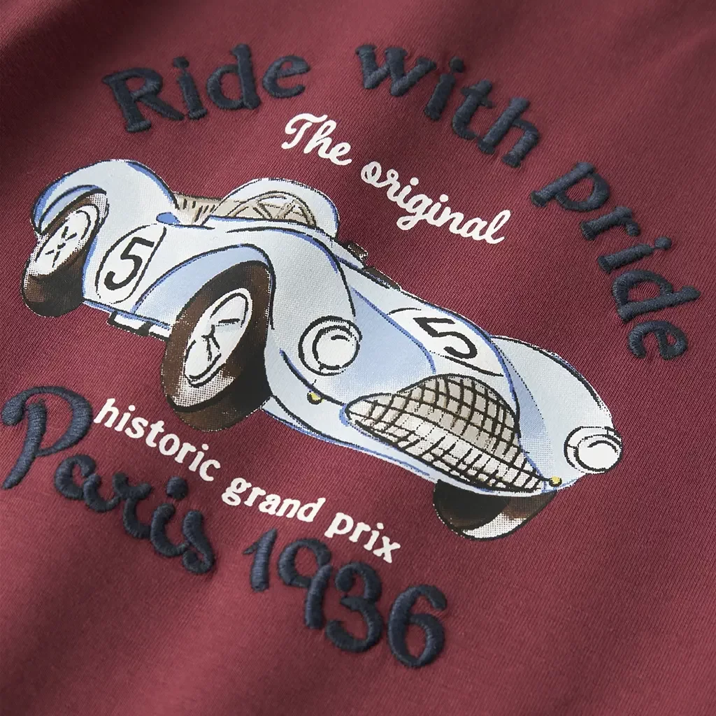 Longsleeve Rubin (burnt russet)