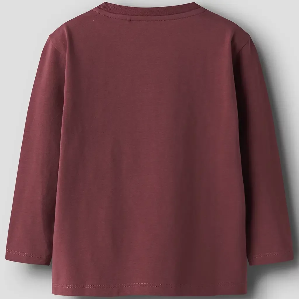 Longsleeve Rubin (burnt russet)