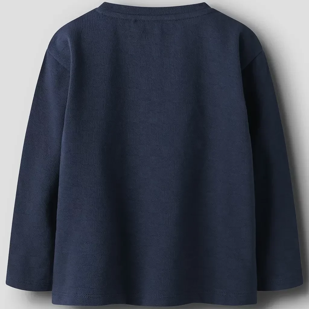 Longsleeve granddad Rene (navy blazer)