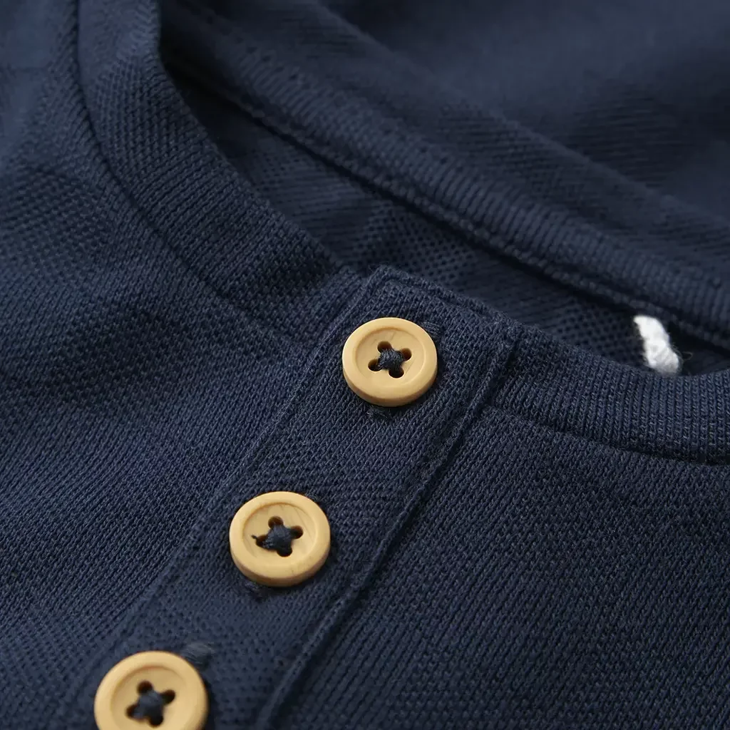 Longsleeve granddad Rene (navy blazer)