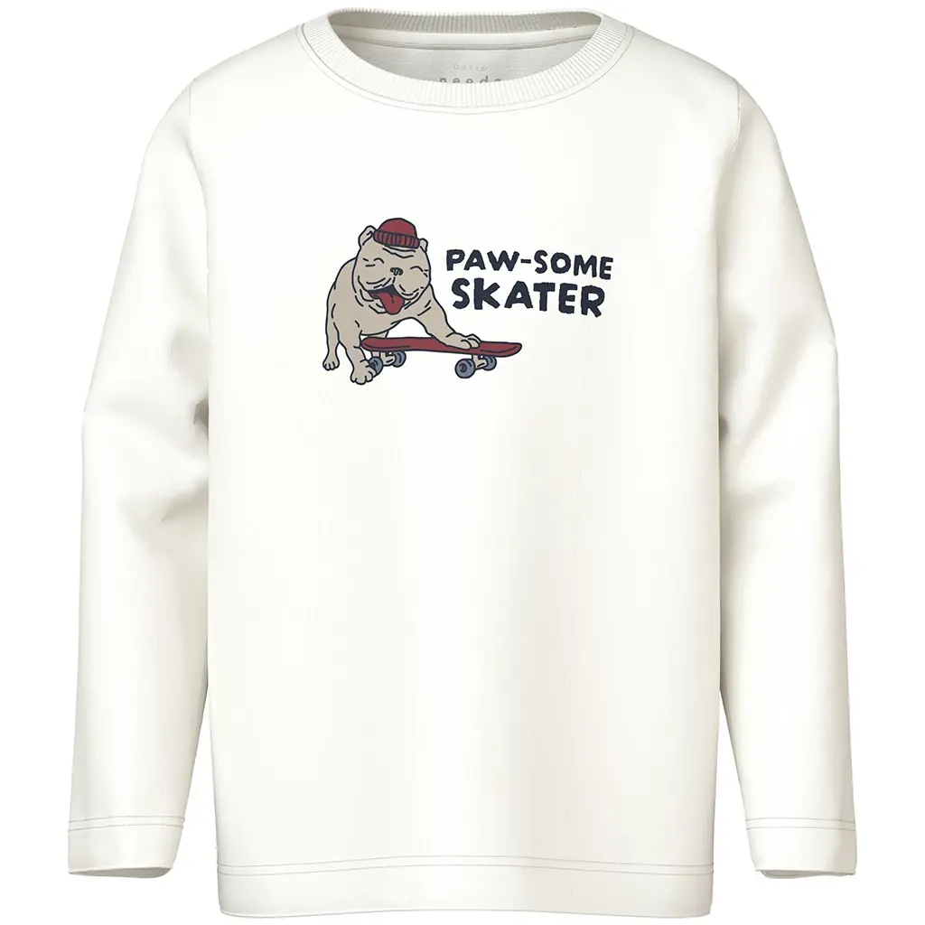 Longsleeve Vux (cloud dancer pawsome)