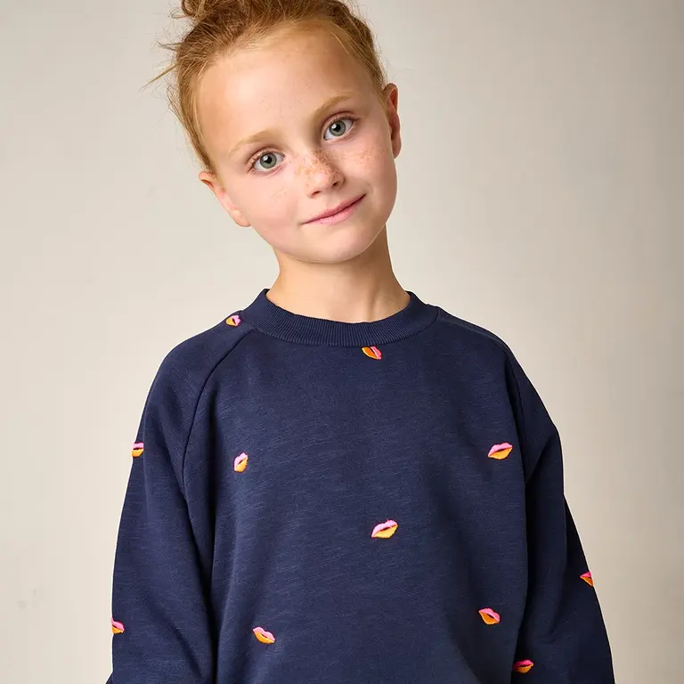 Trui Bisous (navy blazer)