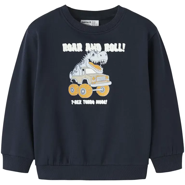 Trui sweat Vildar (navy blazer dino car)