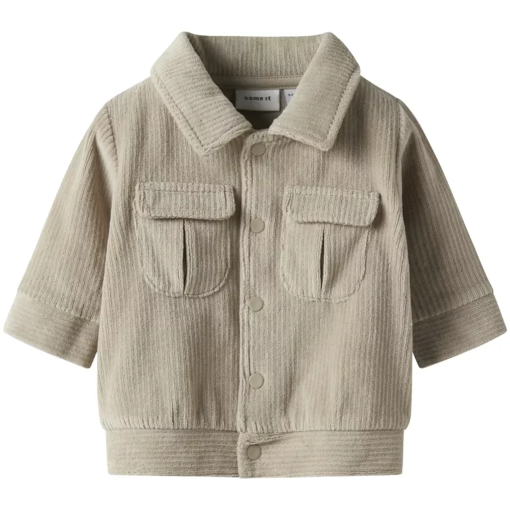 Zacht vestje velours Ronny (island fossil)