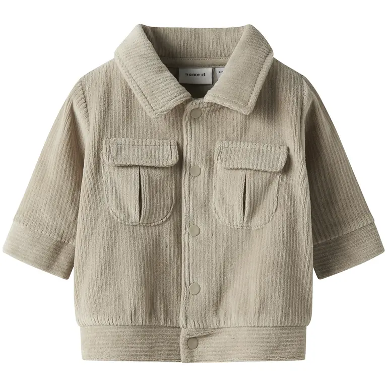 Zacht vestje velours Ronny (island fossil)