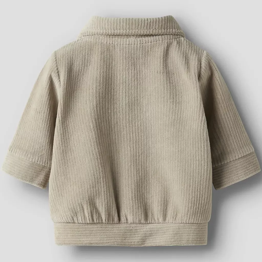 Zacht vestje velours Ronny (island fossil)