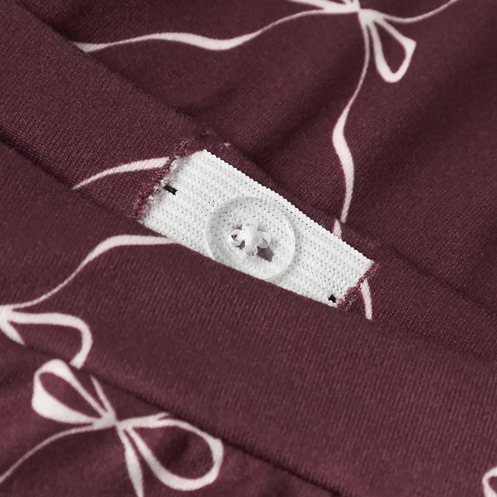 Broek FLARED Ramoura (burgundy)