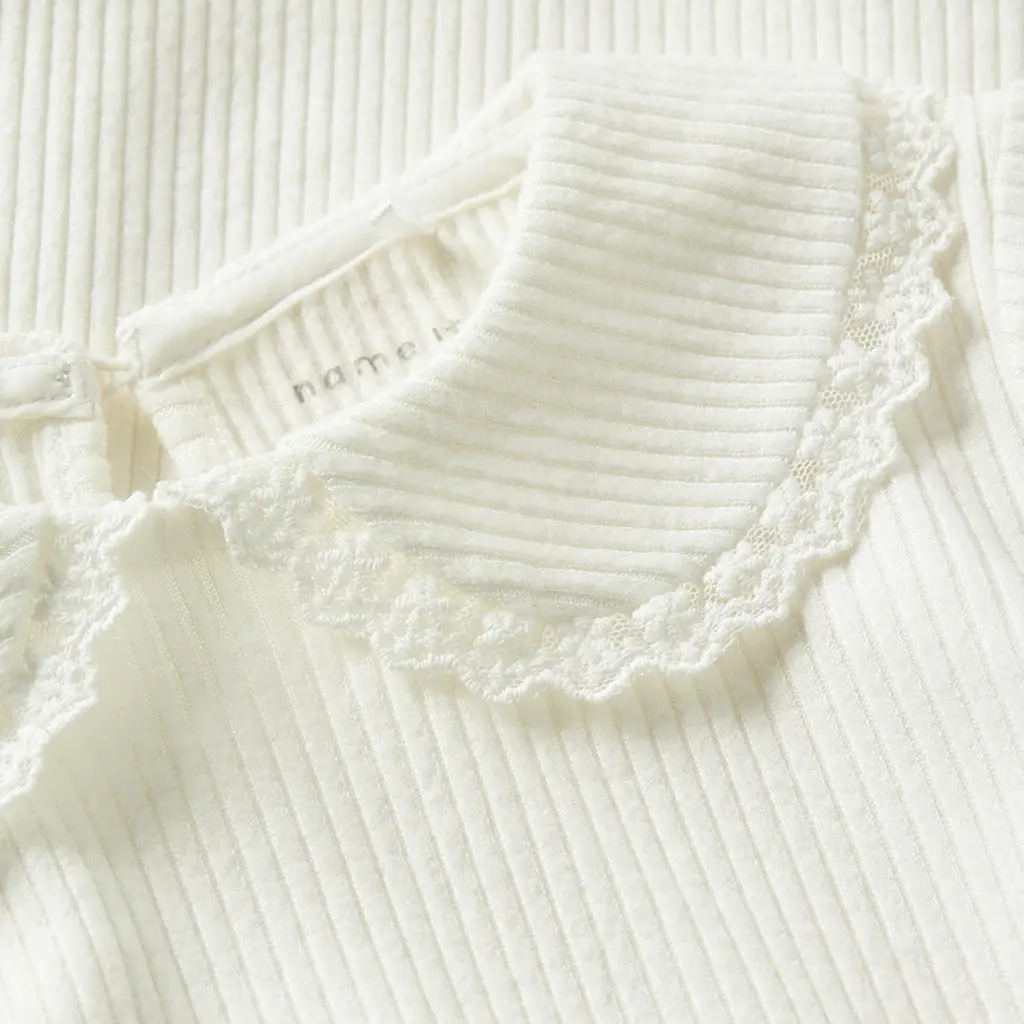 Longsleeve rib Baila (bright white)