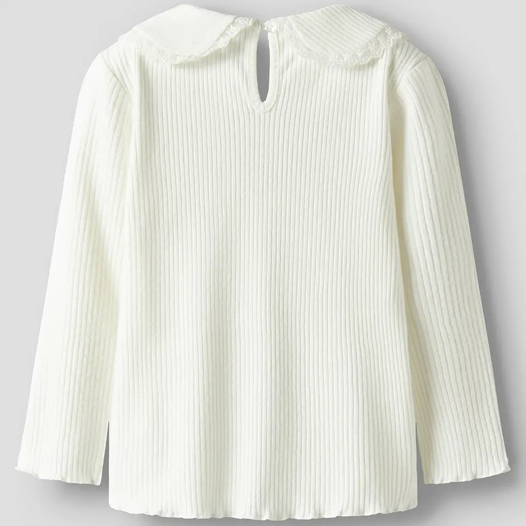 Longsleeve rib Baila (bright white)