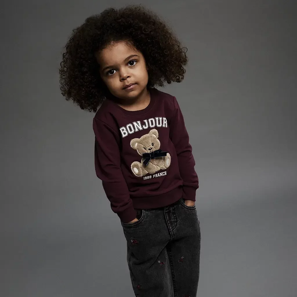 Trui sweat Rear (burgundy)