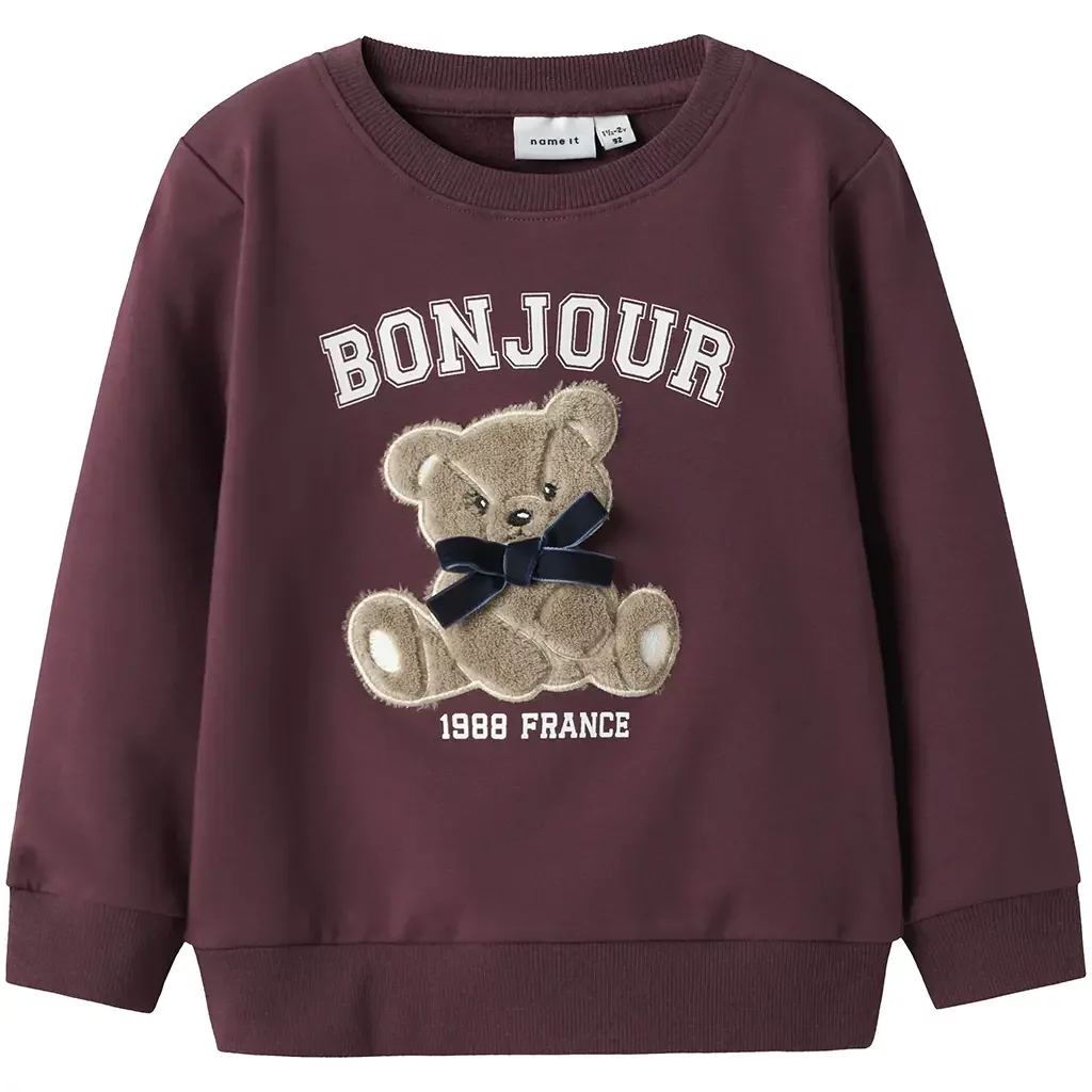 Trui sweat Rear (burgundy)