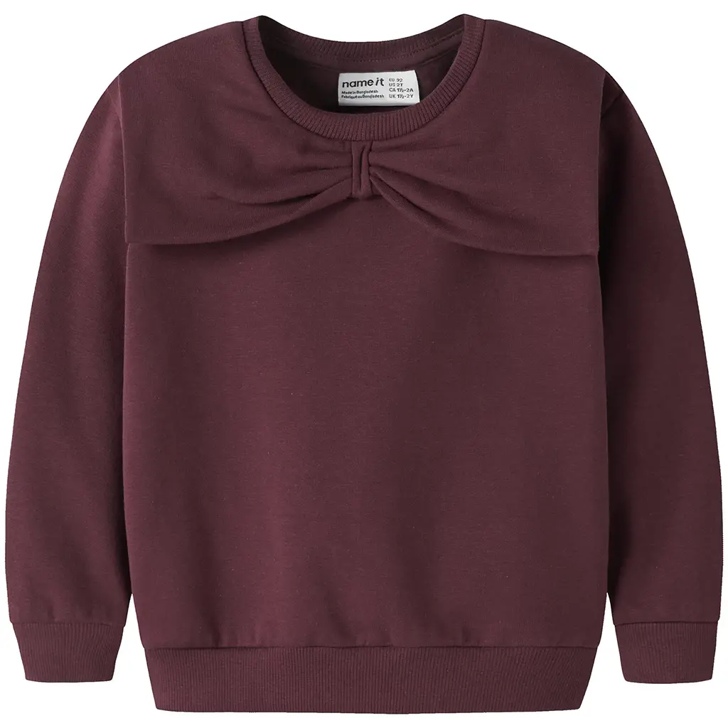 Trui sweat Sovea (burgundy)