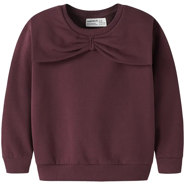 Trui sweat Sovea (burgundy)
