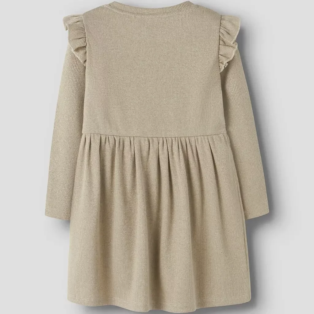 Jurk rib Siclo (cement)