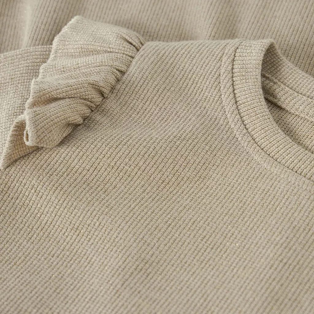 Jurk rib Siclo (cement)