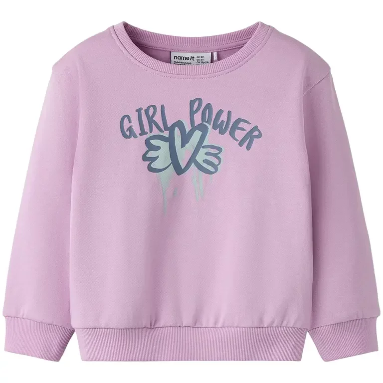 Trui sweat Ritta (pastel lavender)