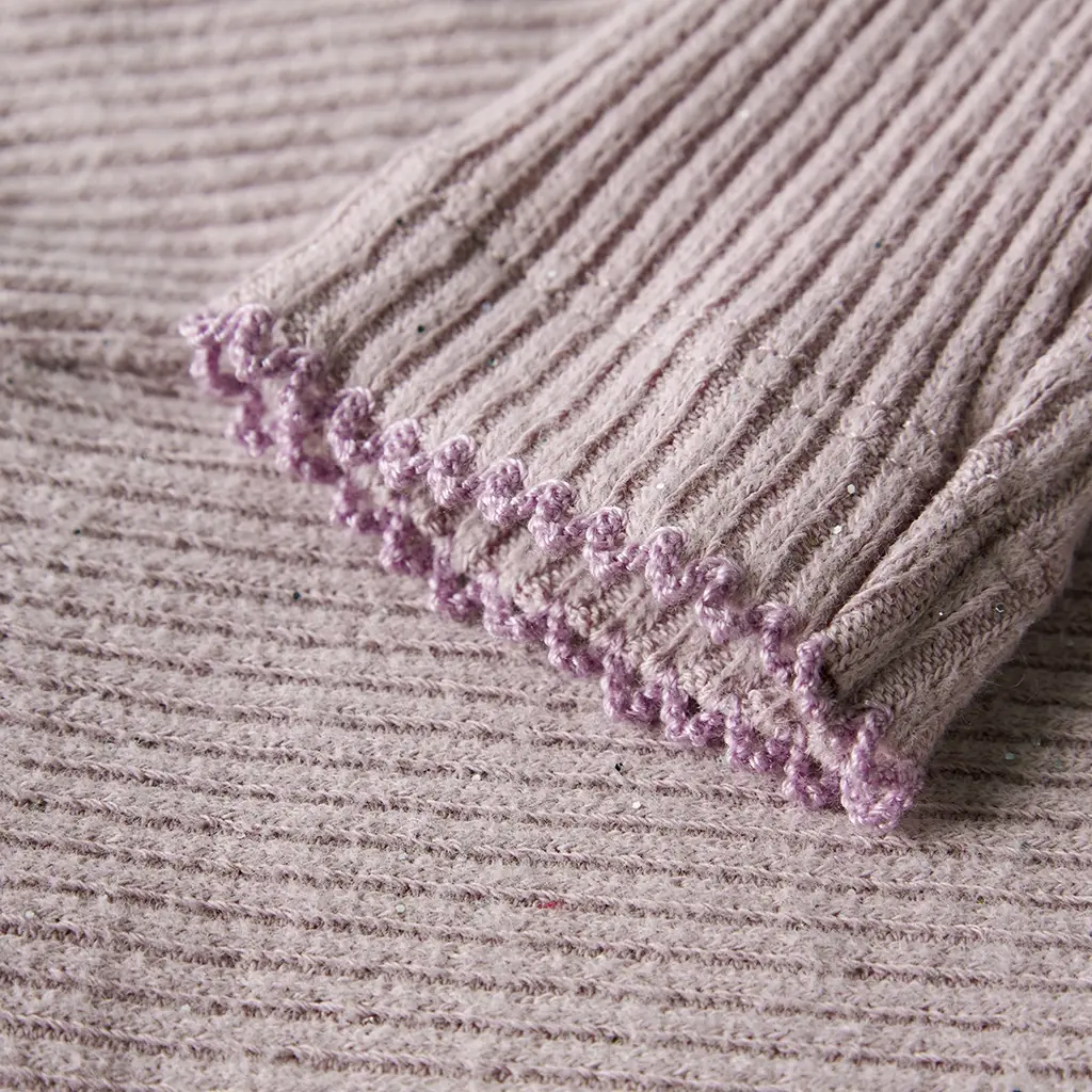 Broekje/legging rib glitter Rosally (keepsake lilac)