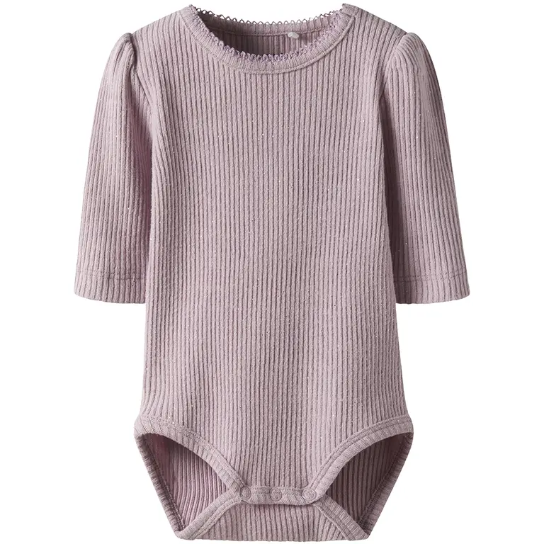 Rompertje rib glitter Rosally (keepsac lilac)