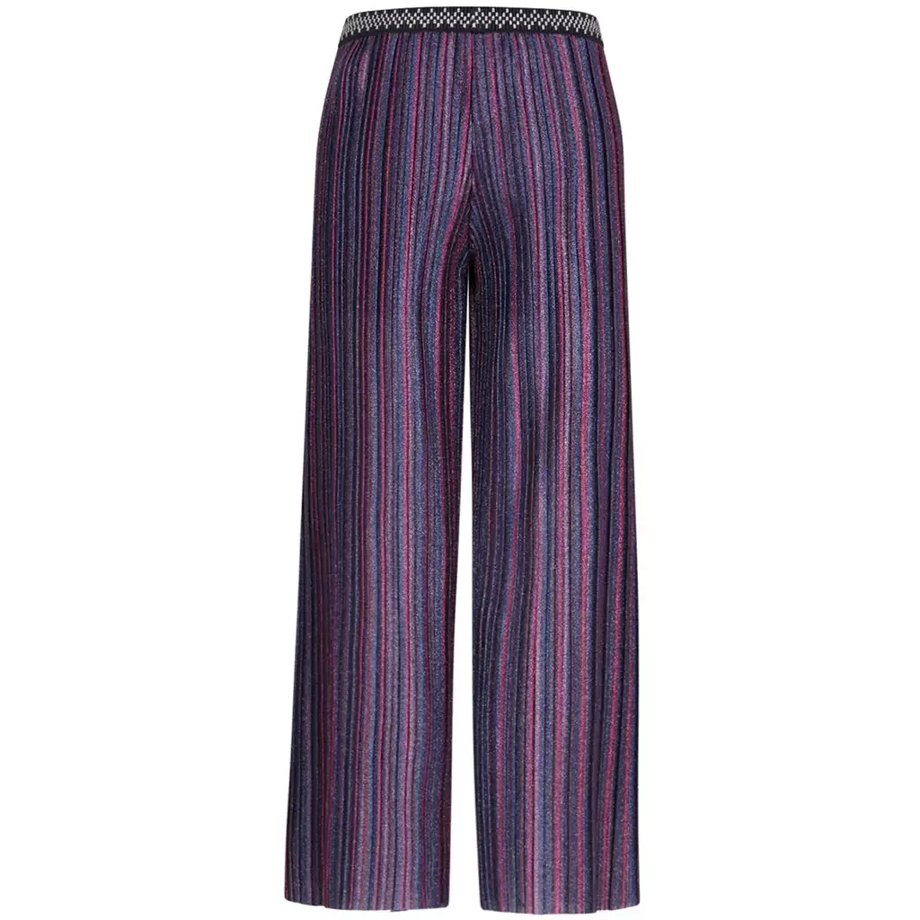 Broek Folly plissé glitter (multi)
