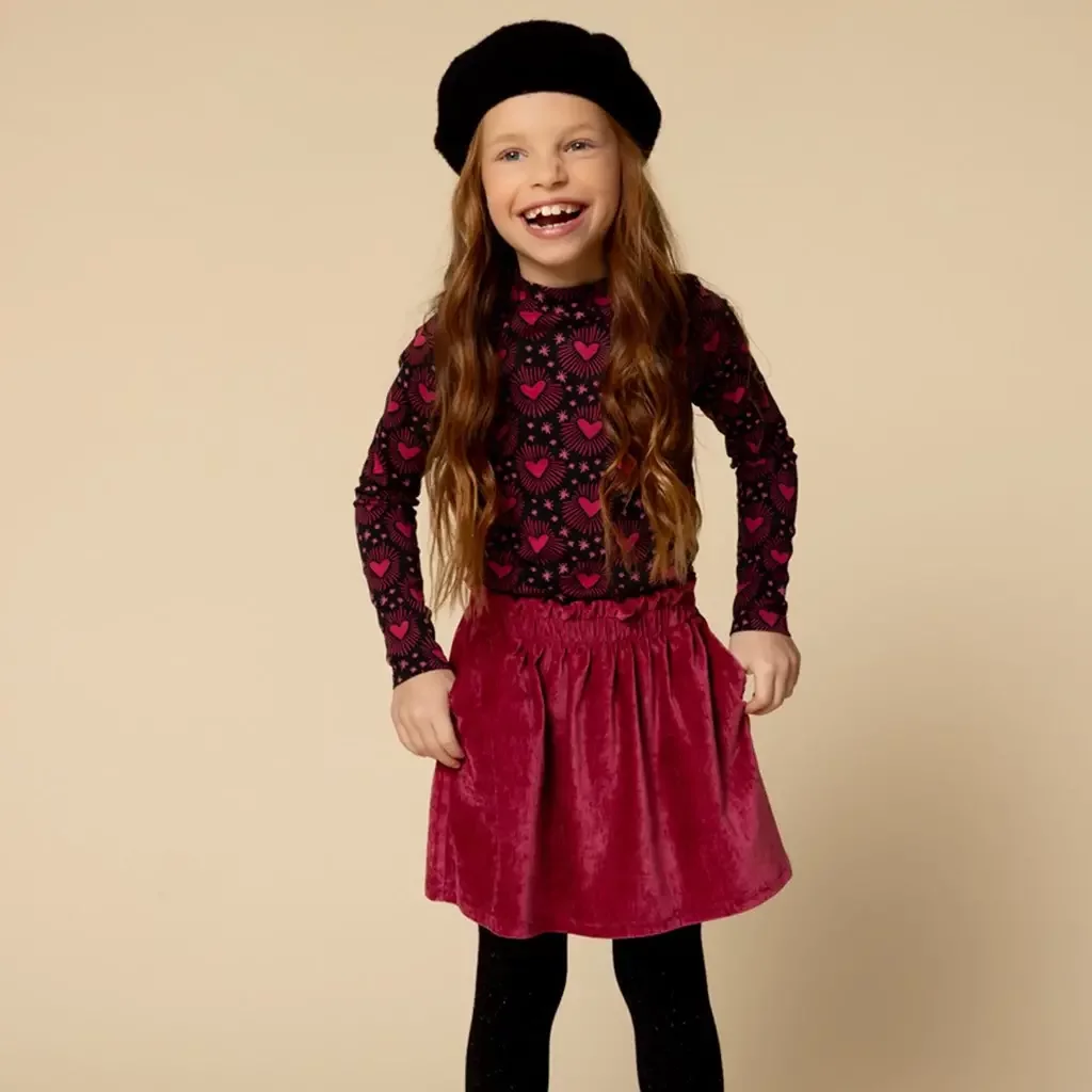 Rokje velvet (pink rose)