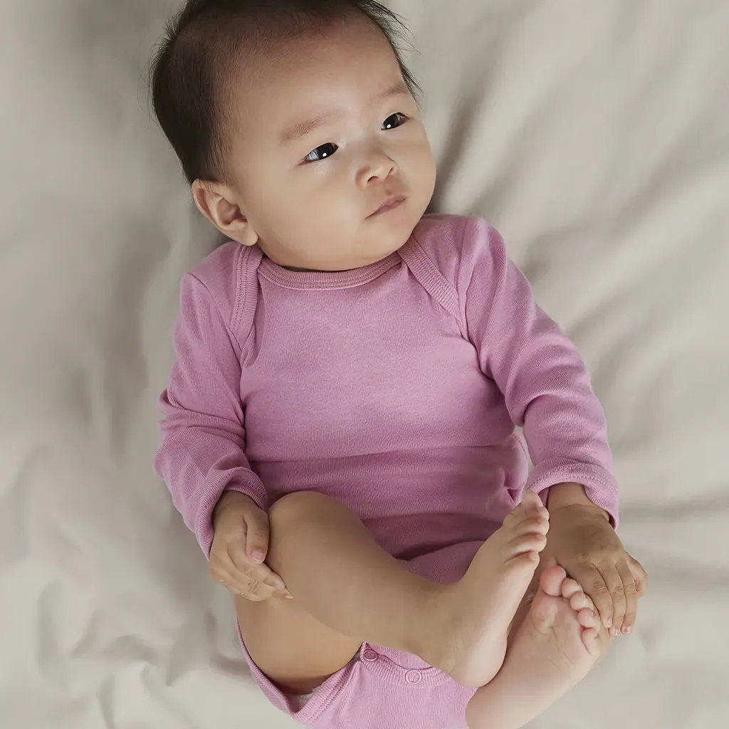 Drie rompertjes Flower (jet stream/lilac marble/cashmere rose)