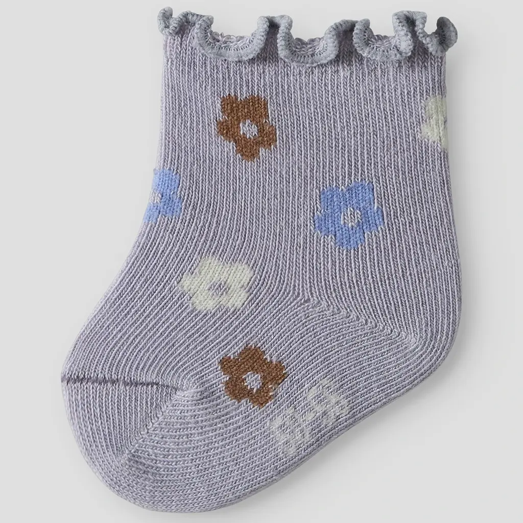 Twee paar sokjes Tillie (lavender gray/dawn pink)