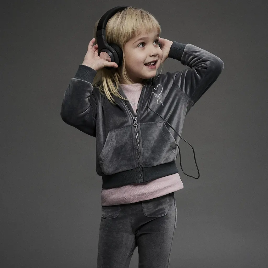 Vest velours Selour (lava smoke)