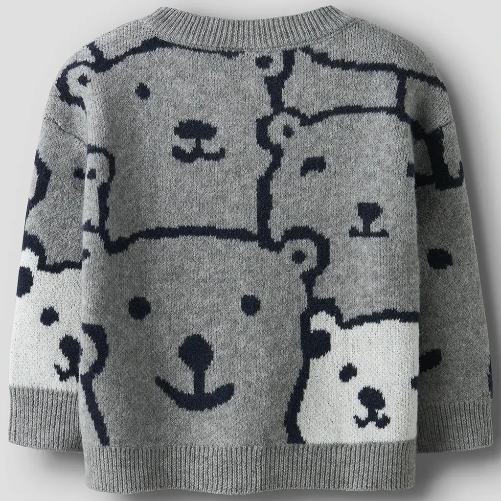 Gebreide trui Sauel (grey melange)