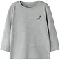 Name It Longsleeve Vimpel (grey melange excavator)