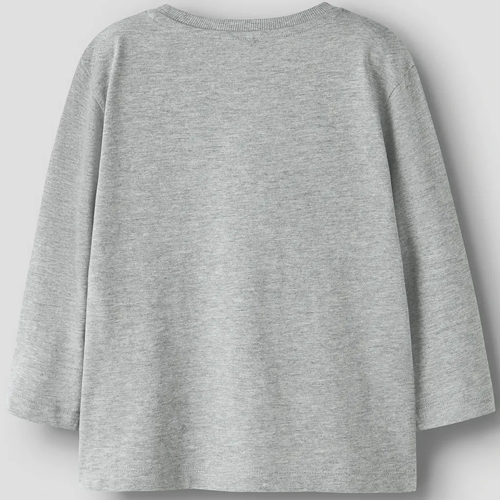 Longsleeve Vimpel (grey melange excavator)