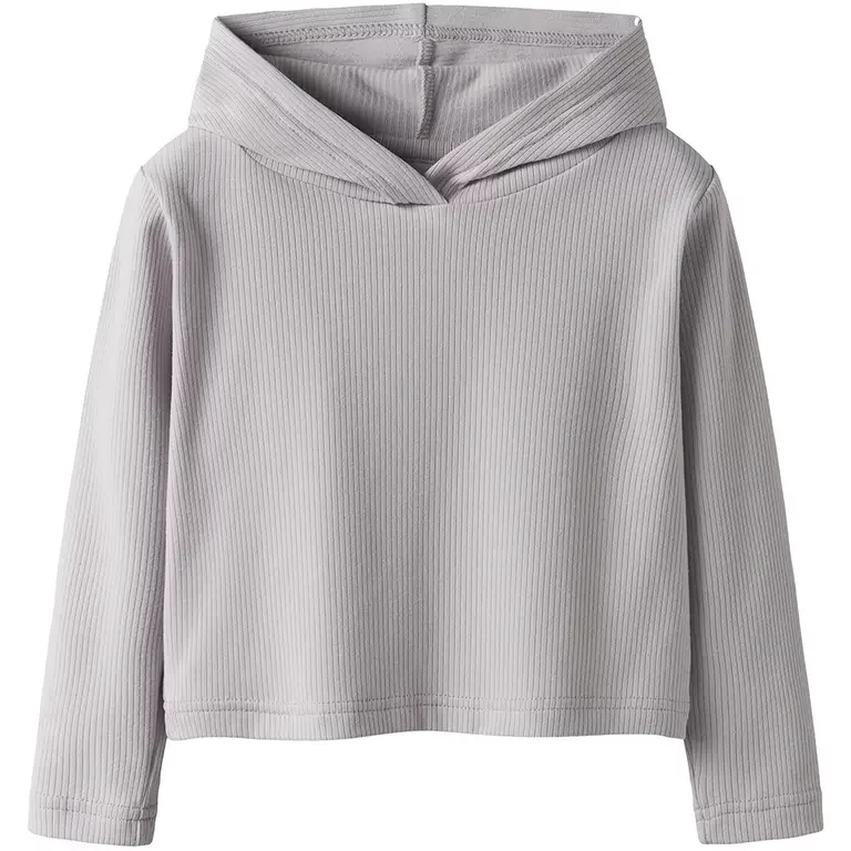 Truitje rib hoodie Tella (lilac marble)