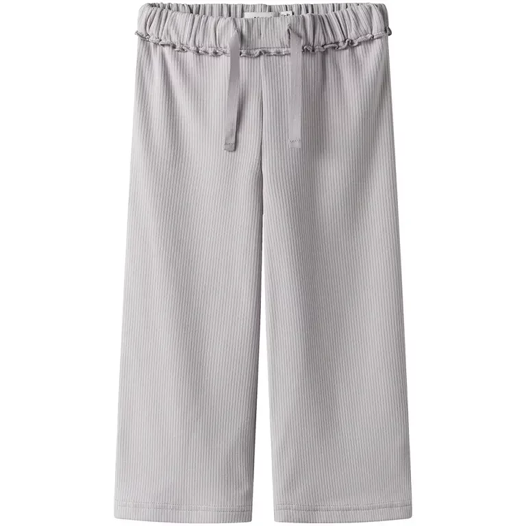 Broek rib WIDE LEG Tella (lilac marble)