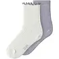 Name It Twee paar sokken Tutti (lavender gray/cloud dancer)