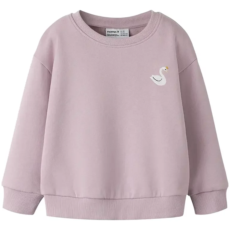 Trui sweat Vallene (dark pink swan)