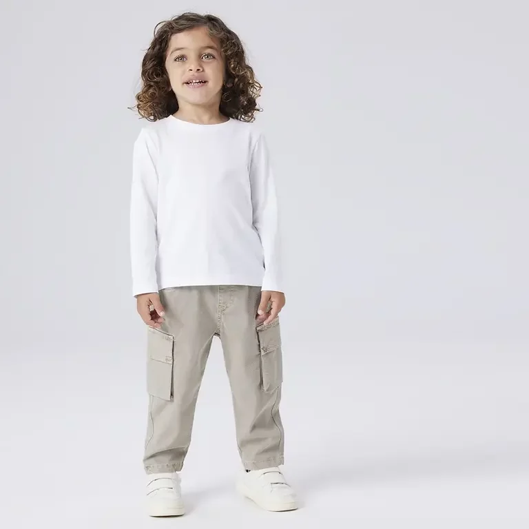 Broek cargo TAPERED Ben (chinchilla)