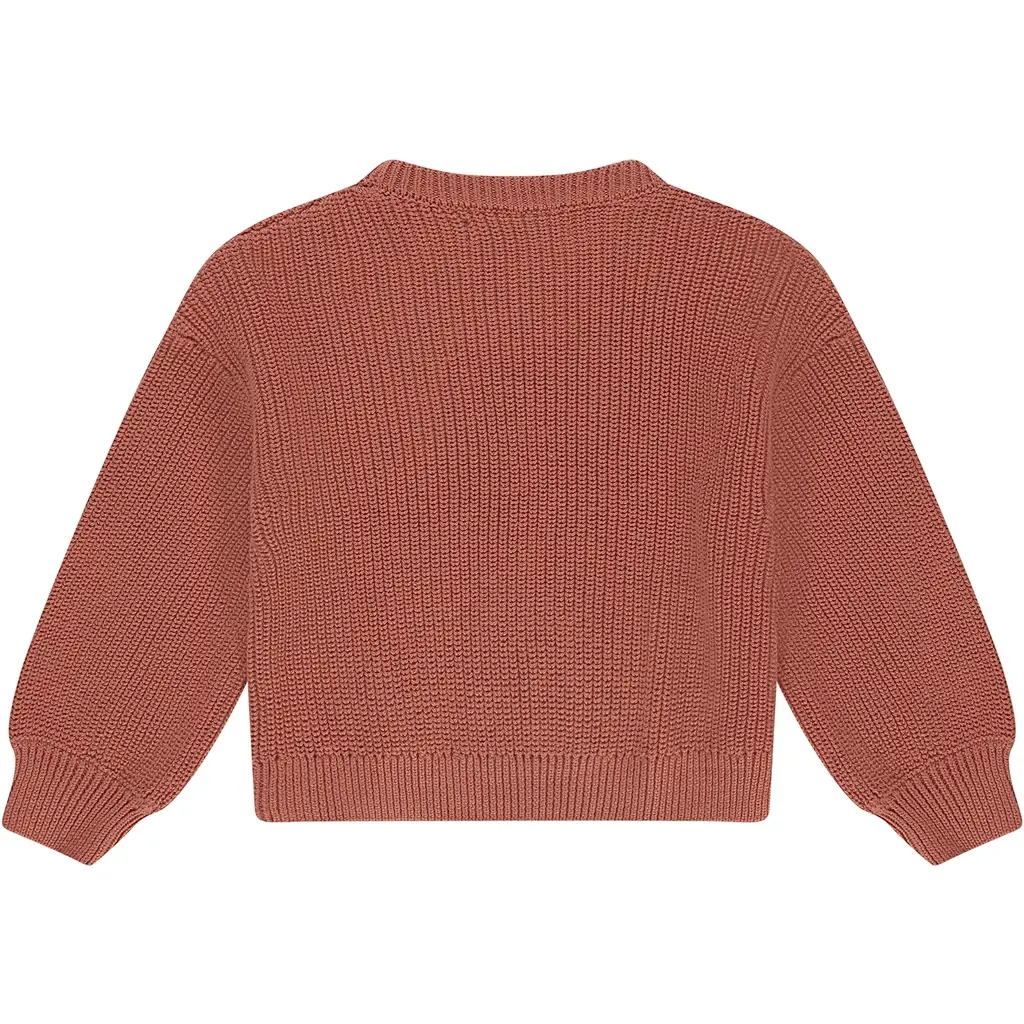 Gebreide trui (velvet rose)
