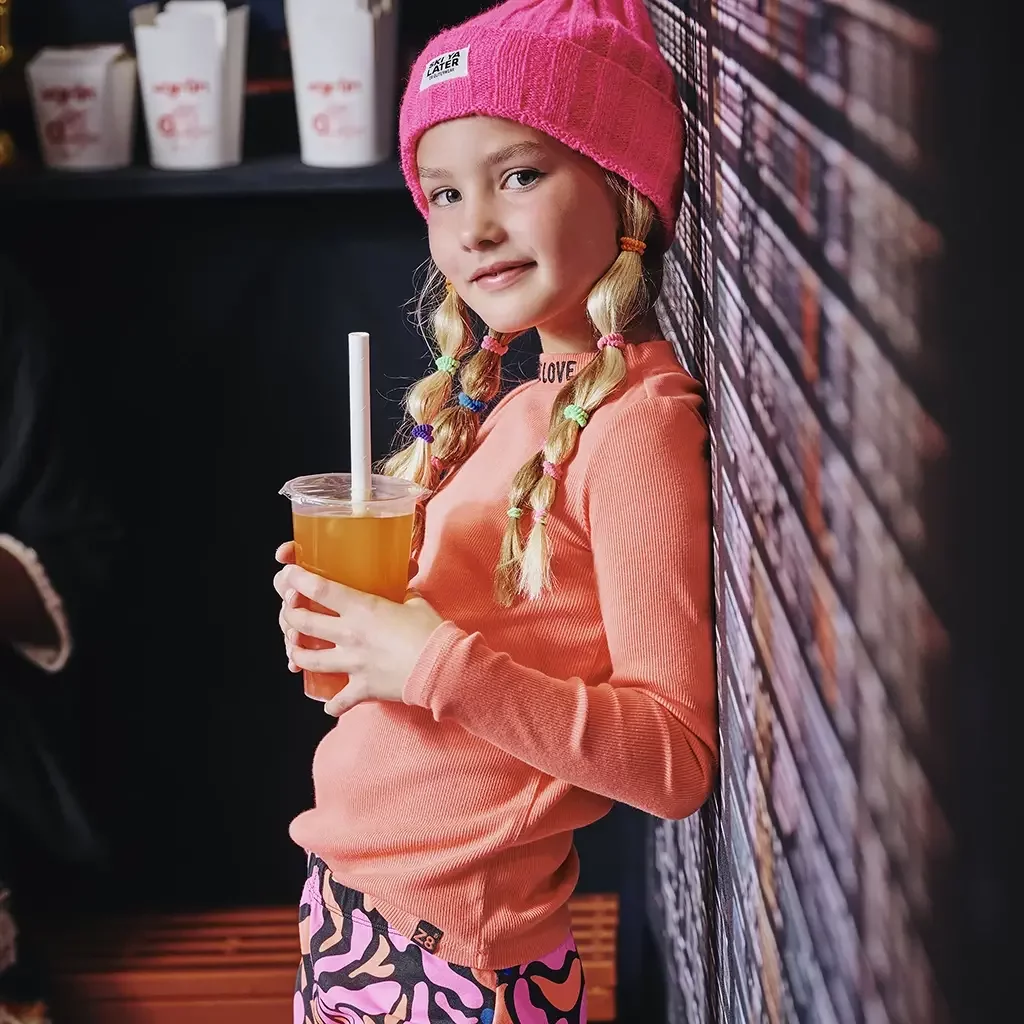 Longsleeve Isalie (tropical coral)