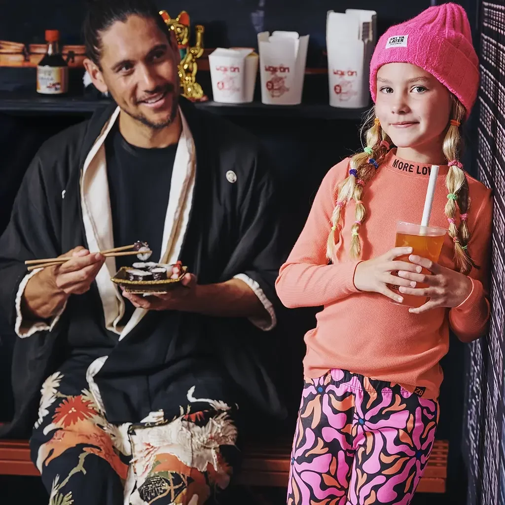 Longsleeve Isalie (tropical coral)