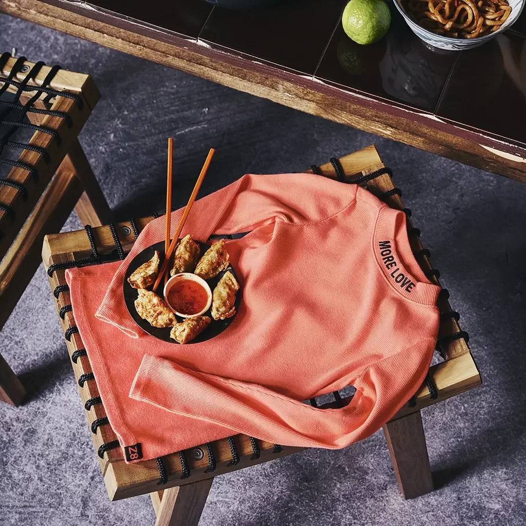 Longsleeve Isalie (tropical coral)