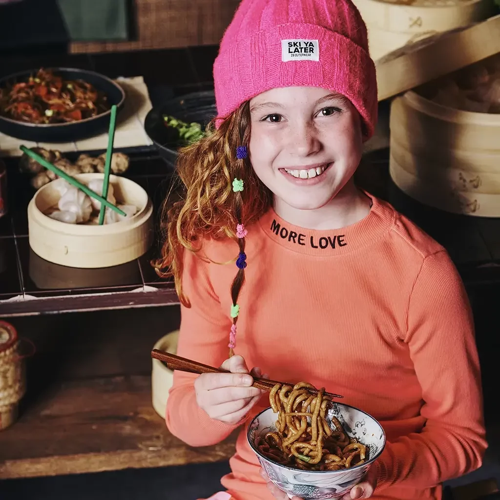 Longsleeve Isalie (tropical coral)